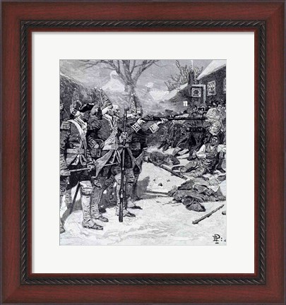 Framed &#39;Boston Massacre&#39; Print