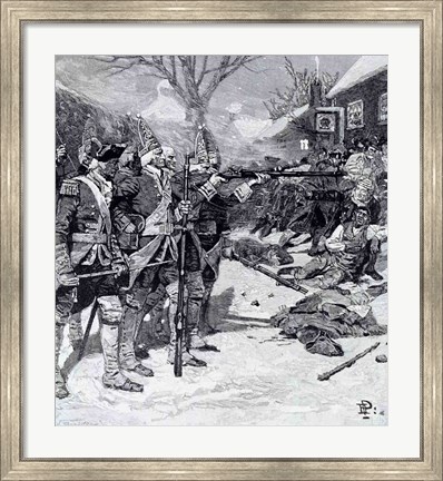 Framed &#39;Boston Massacre&#39; Print