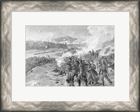 Framed Battle of Resaca, Georgia, May 14th 1864 Print