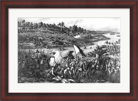 Framed Battle of Paceo Print