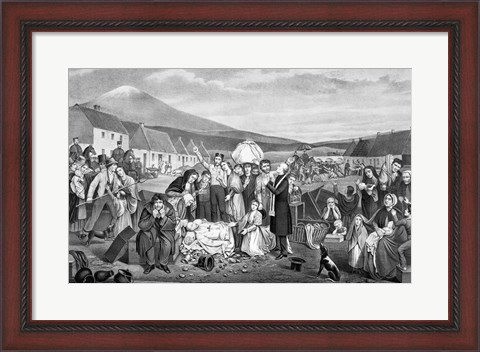 Framed Eviction: A Scene from Life in Ireland Print