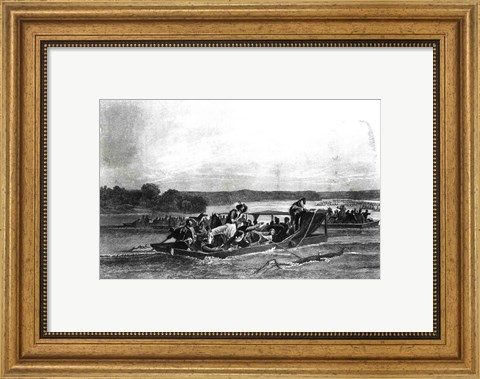 Framed Discovery of the Mississippi Print