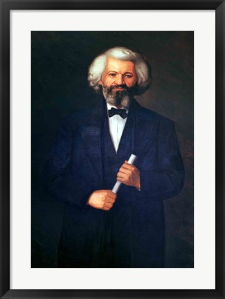 Framed Portrait of Frederick Douglass Print