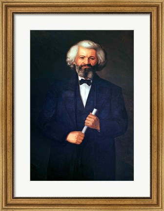 Framed Portrait of Frederick Douglass Print