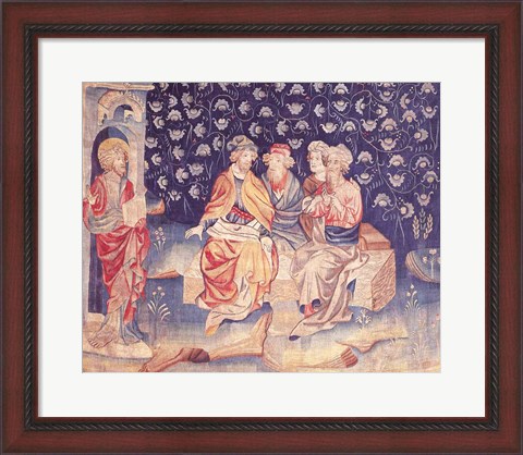 Framed Discussion of the Resurrection Print