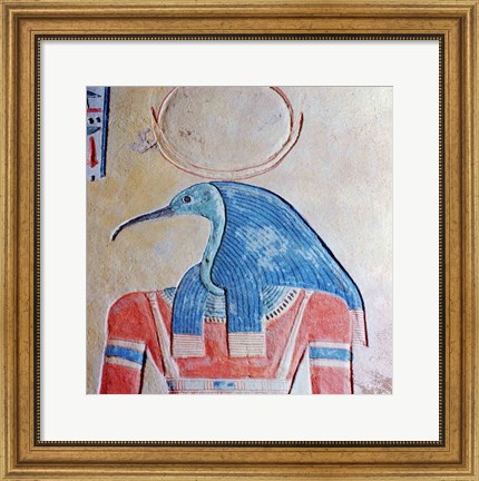 Framed God Thoth Print