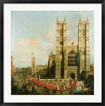 Framed Procession of the Knights of the Bath Print