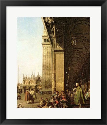 Framed Venice: Piazza di San Marco and the Colonnade of the Procuratie Nuove Print