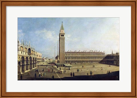 Framed Piazza San Marco, Venice Print