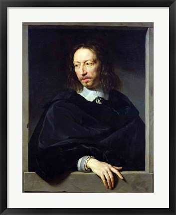 Framed Portrait of a Gentleman, known as Arnaud d&#39;Andilly Print