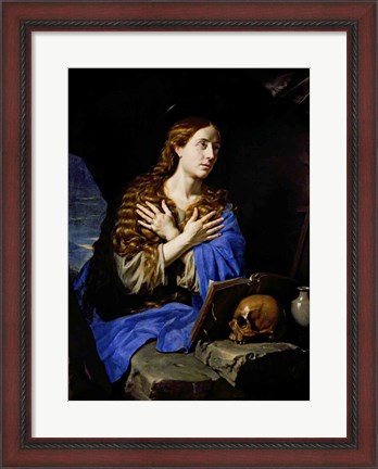 Framed Penitent Magdalene, 1657 Print