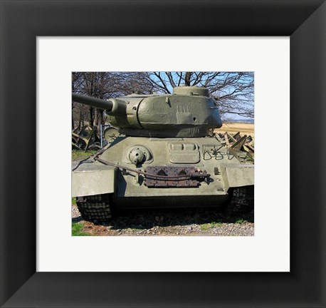 Framed World War Two Tank Print