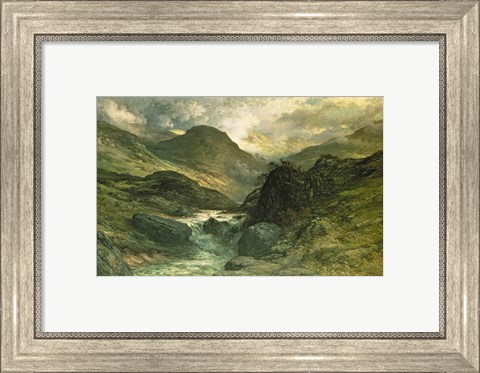 Framed Canyon, 1878 Print