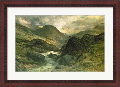 Framed Canyon, 1878 Print