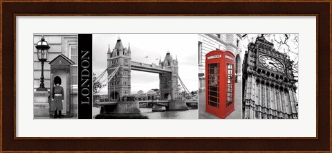 Framed Glimpse of London Print