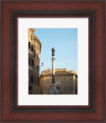 Framed Rome Column of the Imaculate Conception Print