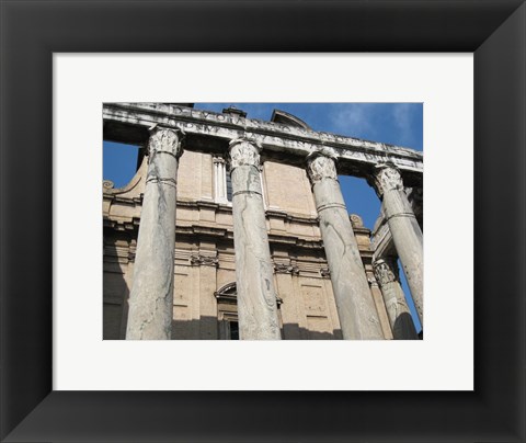 Framed Rome Temple of Antoninus Pius and Faustina Print
