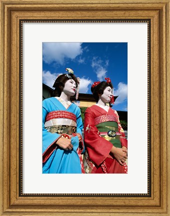 Framed Two geishas Print