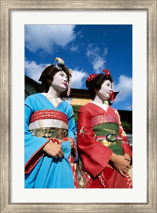 Framed Two geishas Print