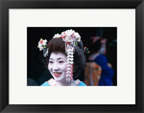 Framed Geishain Japan Print