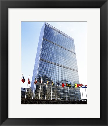 Framed United Nations, New York City, New York, USA Print