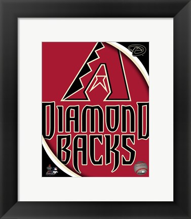 Framed 2011 Arizona DBacks Team Logo Print