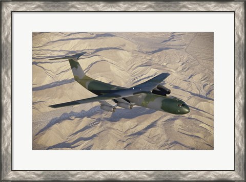 Framed Lockheed C-141B Starlifter Cargo Plane Print