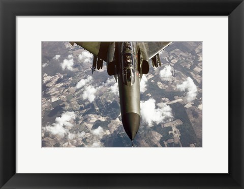 Framed McDonnell Douglas F-4E Phantom II Jet Fighter Print