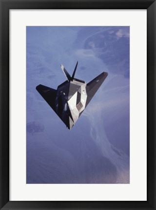 Framed F-117 Stealth Fighter U.S. Air Force Print