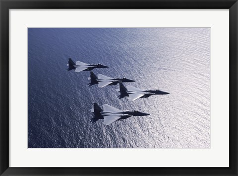 Framed F-15 Fighters US Air Force Print