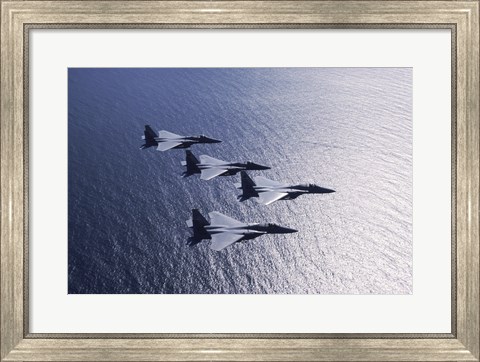 Framed F-15 Fighters US Air Force Print