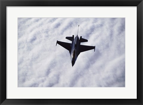 Framed U.S. Air Force F-16 in the air Print