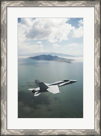Framed U.S. Marine FA-18 Hornet Print