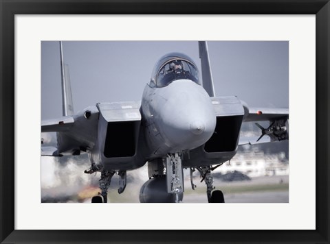 Framed US Air Force F-15 Eagle Fighter Jets Print