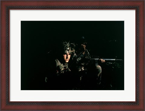 Framed Hahn AFB, Germany: Two Security Police Print