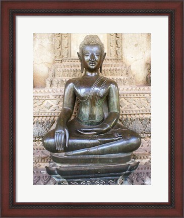 Framed Buddha Bhumisparsha Mudra Print