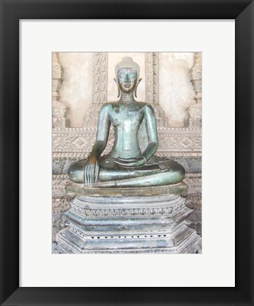 Framed Buddha In Haw Phra Kaew Print
