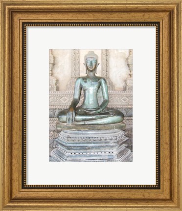 Framed Buddha In Haw Phra Kaew Print
