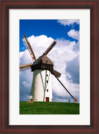 Framed Low view of a windmill, Skerries, County Dublin, Ireland Print