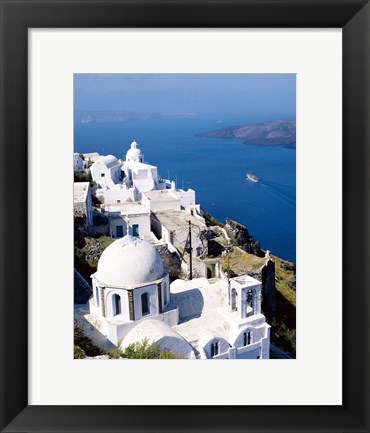 Framed Cyclades Islands, Greece Print