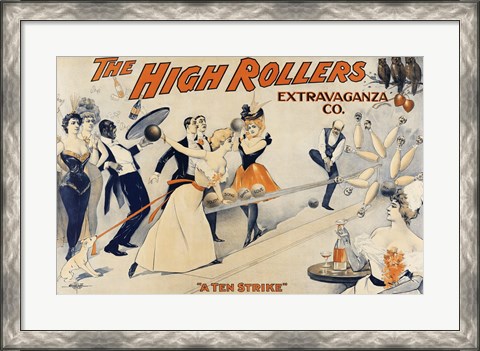 Framed High Rollers Extravaganza Co. Print