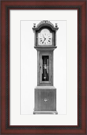 Framed Antique grandfather clock Print