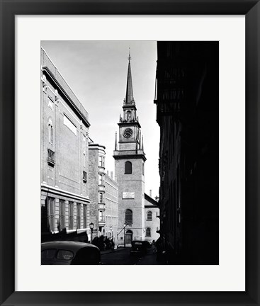 Framed Low angle view of a clock tower, Boston, Massachusetts, USA Print