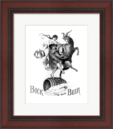 Framed Bock Beer Dance Print
