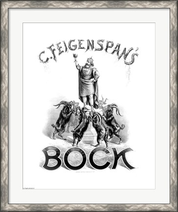 Framed C. Feigenspans Bock Print
