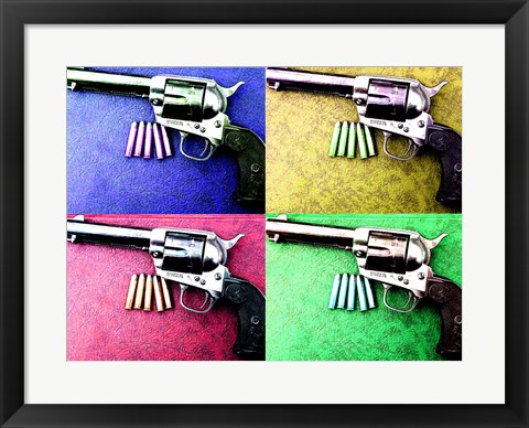 Framed Colt Single Action Print