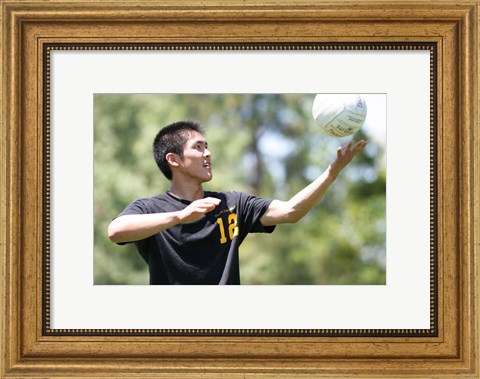 Framed Volleyball Serve Print