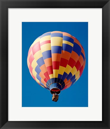 Framed Low angle view of a hot air balloon in Albuquerque, New Mexico, USA Print