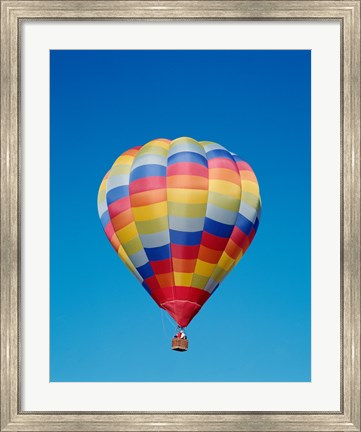 Framed Low angle view of a hot air balloon in the sky, Albuquerque, New Mexico, USA Print