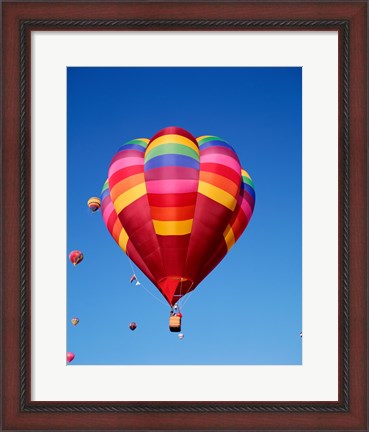Framed Close up of a Hot Air Balloon Print